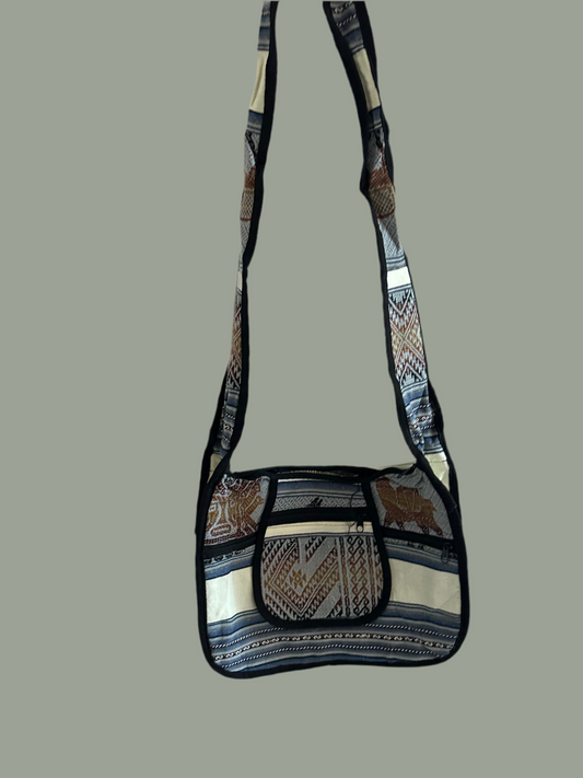 Hand crafted Handbag with long strap