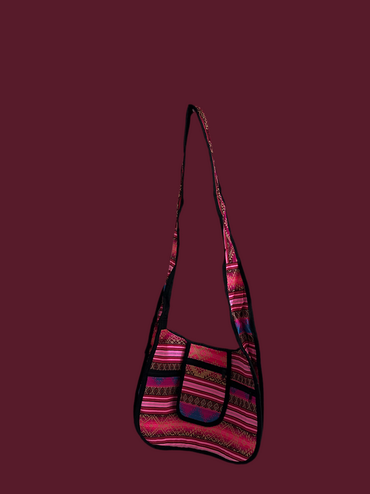 Hand crafted Handbag with long strap
