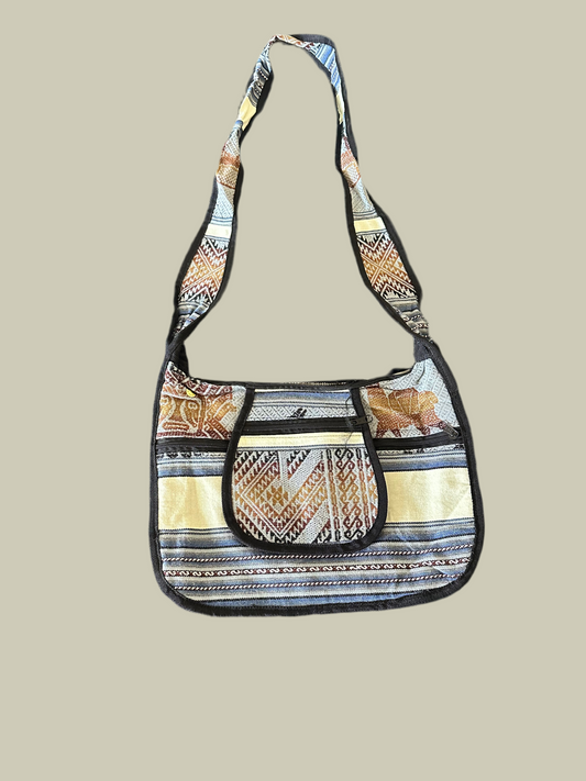 Hand crafted Handbag with long strap